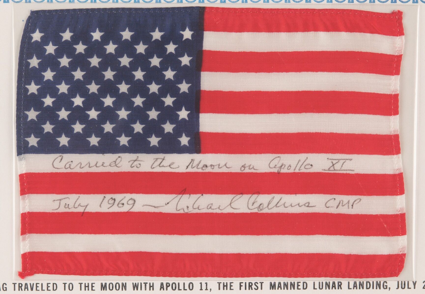 American flag that went to Moon on Apollo 11 mission up for auction